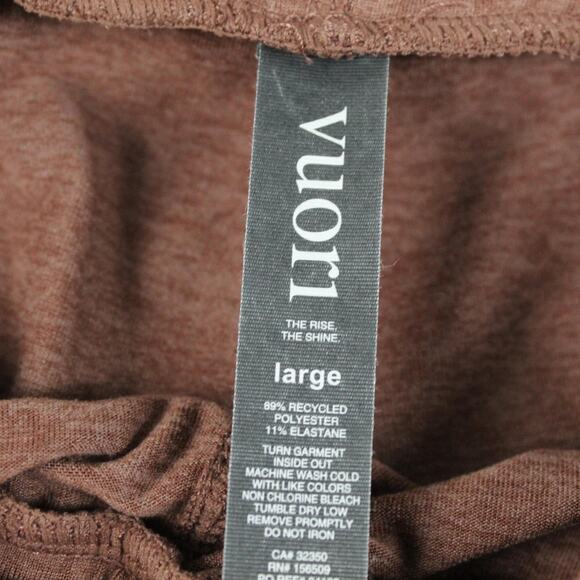 Vuori Pants Womens Large Brown Performance Jogger Lounge Sweatpants Casual Comfy - Picture 4 of 10